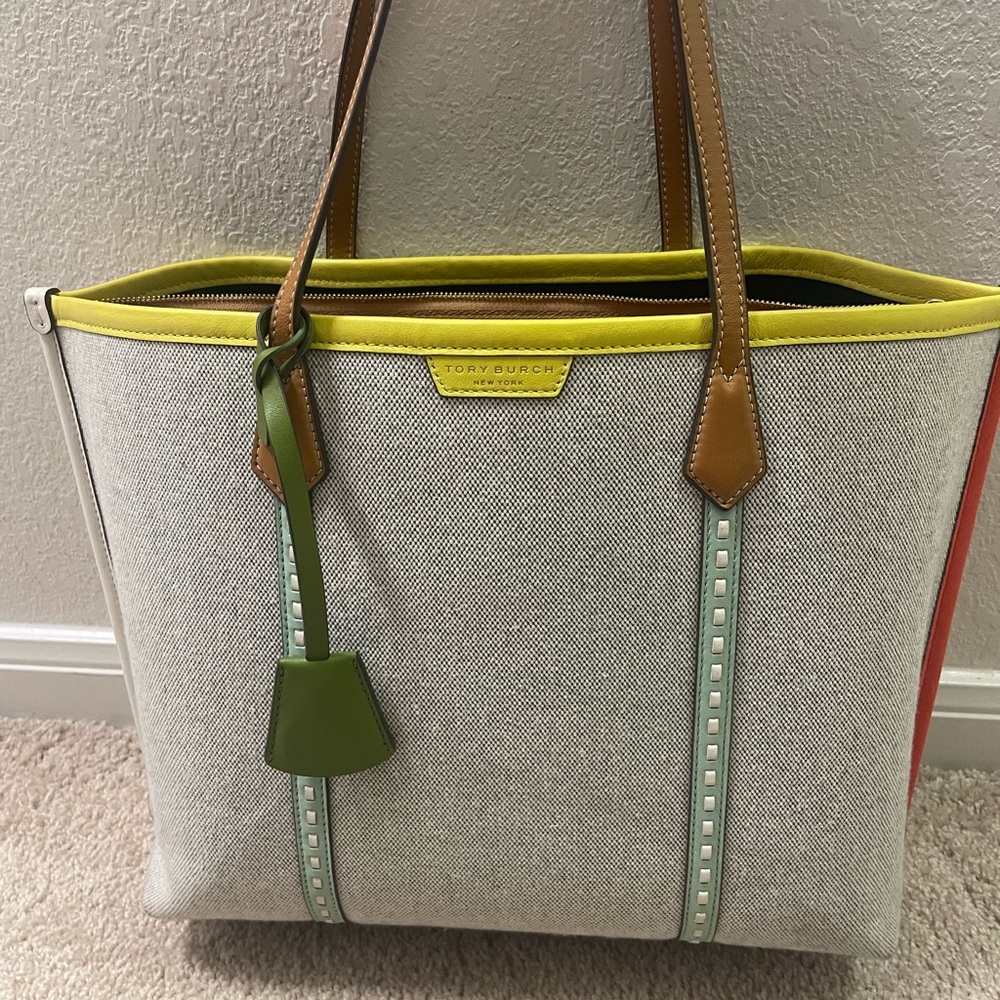 Tory Burch
Perry Canvas Triple Compartment Tote